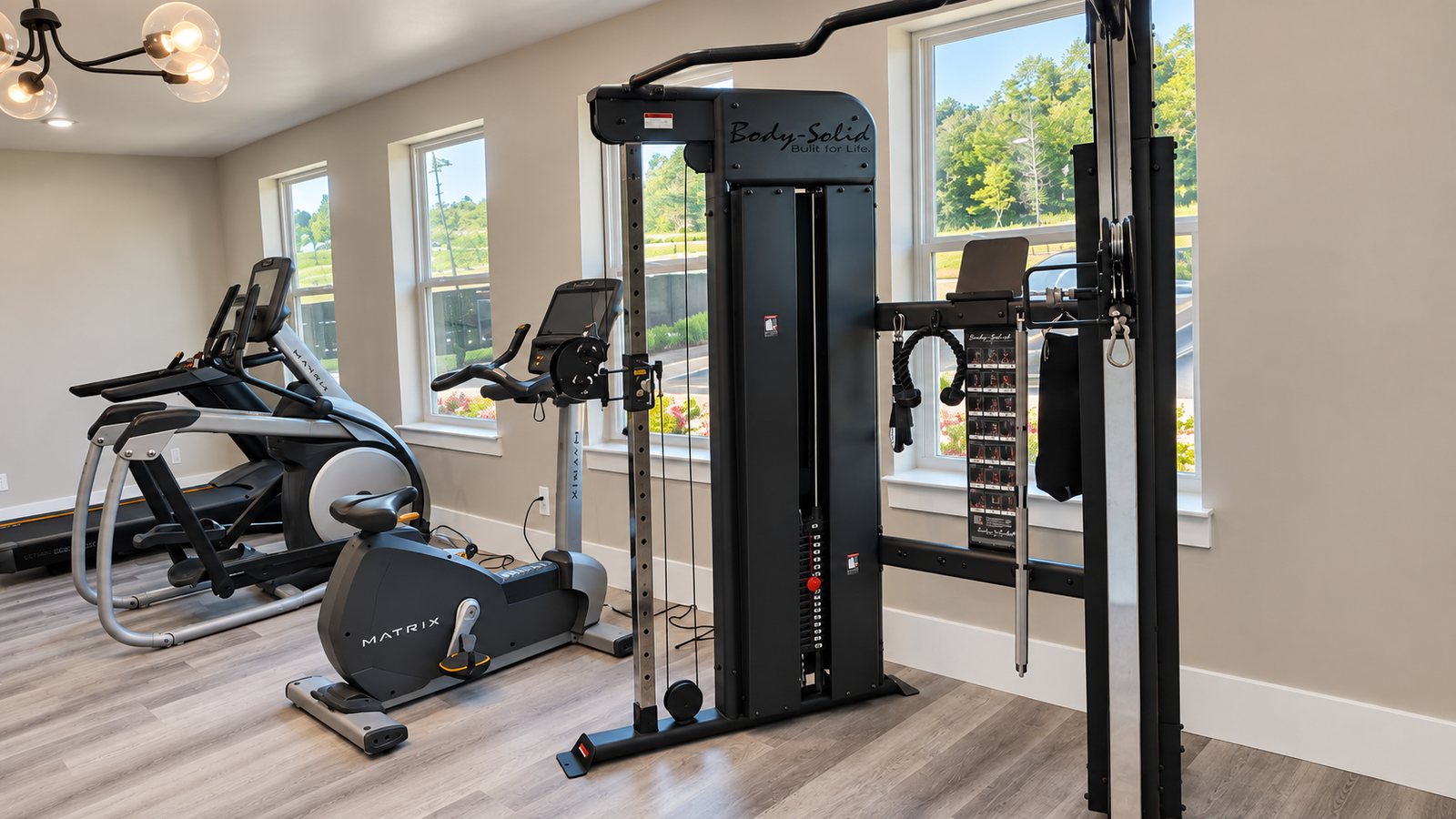 Fitness center equipment at Platform Warner Robins