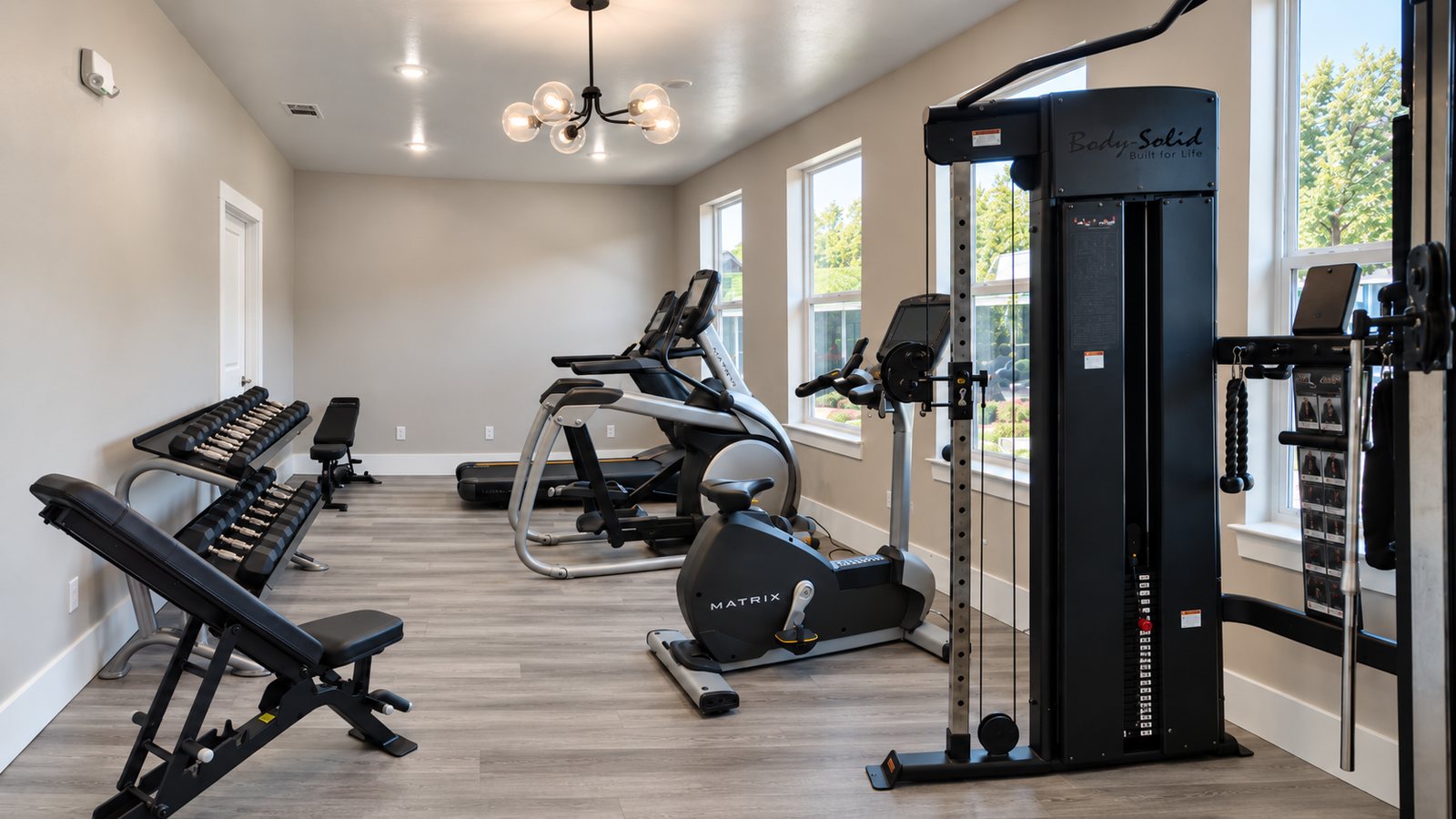 Fitness equipment at Platform Warner Robins