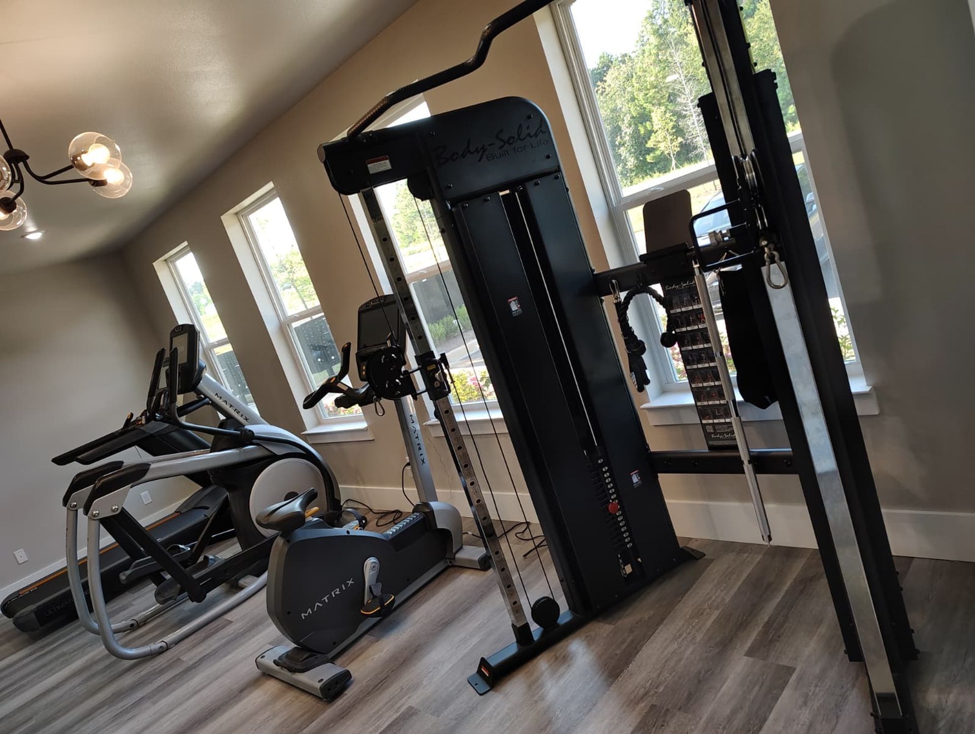 Fitness center at The Platform